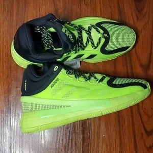 adidas D Rose 11 Signal Green Derrick Rose XI Basketball Shoes FU7405 Men 8.5 Adidas D Rose 11 Signal Green XI Basketball Shoes Sz 9.5  main image 4